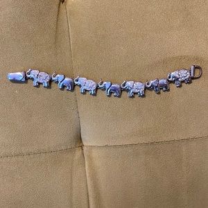 Sterling Silver Elephant Bracelet 🐘✨